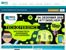 Tablet Screenshot of mice-club.com